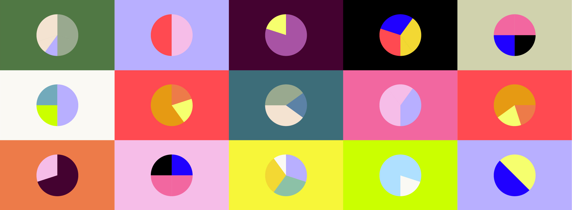 Different Colour Palettes that affects user decision making